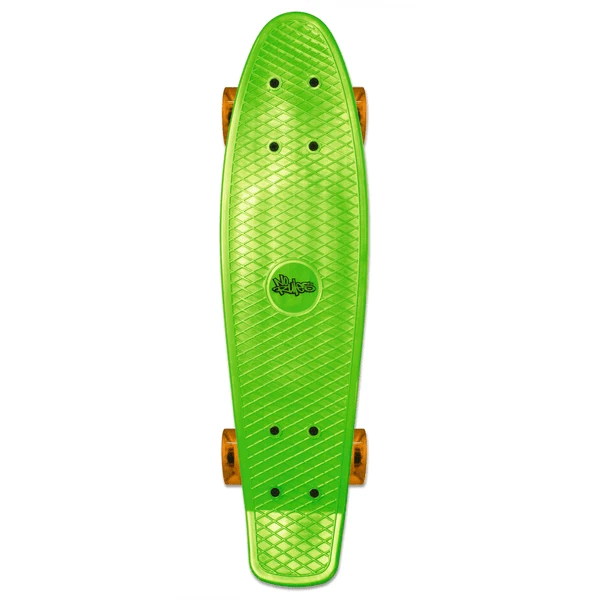 AUTHENTIC SPORTS Skateboard Fun, No Rules, Grün-transparent-orange 1 AUTHENTIC SPORTS Skateboard Fun, No Rules, Grün-transparent-orange