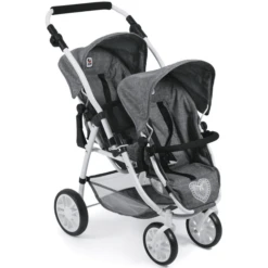 BAYER CHIC 2000 Tandem-Buggy VARIO, Jeans Grey