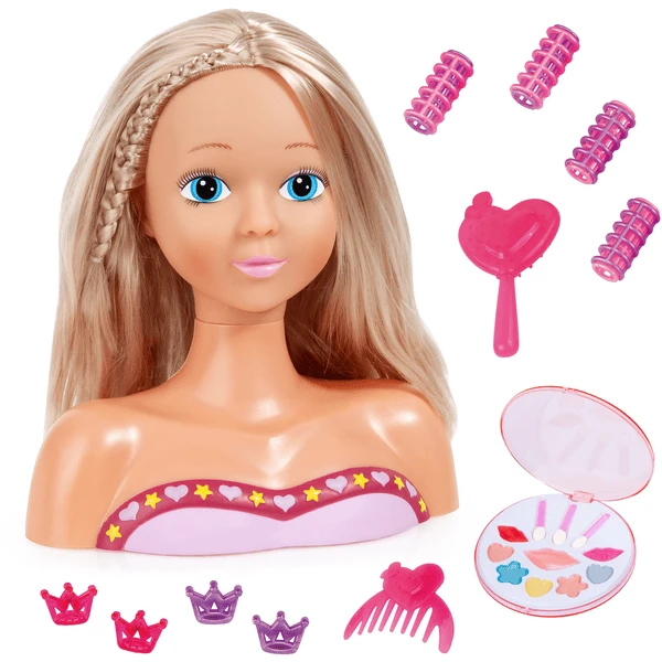 Bayer Design Frisierkopf Top Model Mit Kosmetik, 27 Cm 1 Bayer Design Frisierkopf Top Model Mit Kosmetik, 27 Cm