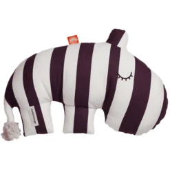 Done By Deer™ Kuscheltier Nilpferd Ozzo, Dunkelrosa/weiß