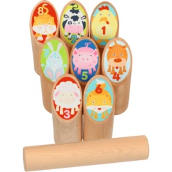 Goki KUBB Spiel Für Einsteiger Inkl. Baumwollbeutel