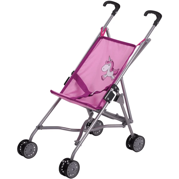 Knorr Toys® Puppenbuggy Sim - Uma Das Einhorn Pink 1 Knorr Toys® Puppenbuggy Sim - Uma Das Einhorn Pink