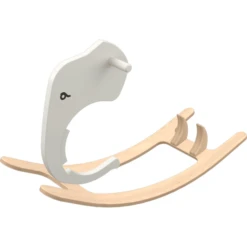 LEG & GO Aufsatz Schaukelelefant, Grau