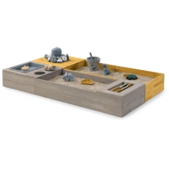 MUDDY BUDDY® Sandkasten "Flexy Style", Warmgrau-ocker