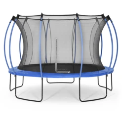 Plum® Springsafe Trampolin Colours 366 Cm Mit Sicherheitsnetz, Blau