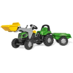 ROLLY TOYS Rolly®toys Rollykid Deutz-Fahr 5115 G TB Mit Lader Und Anhänger