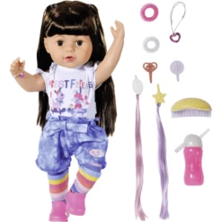 Zapf Creation BABY Born® Sister Brunette 43 Cm